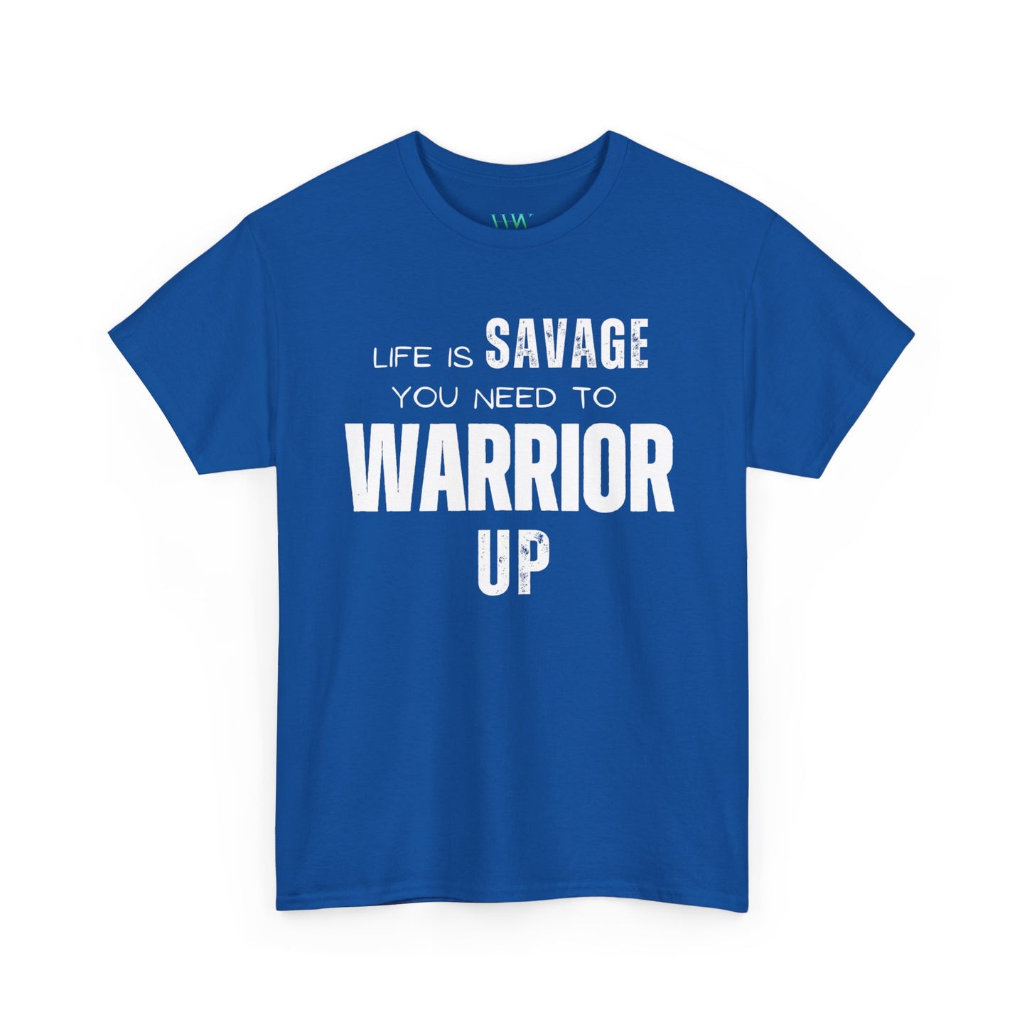 Savage Warrior Unisex Heavy Cotton Tee - Motivational Graphic Shirt