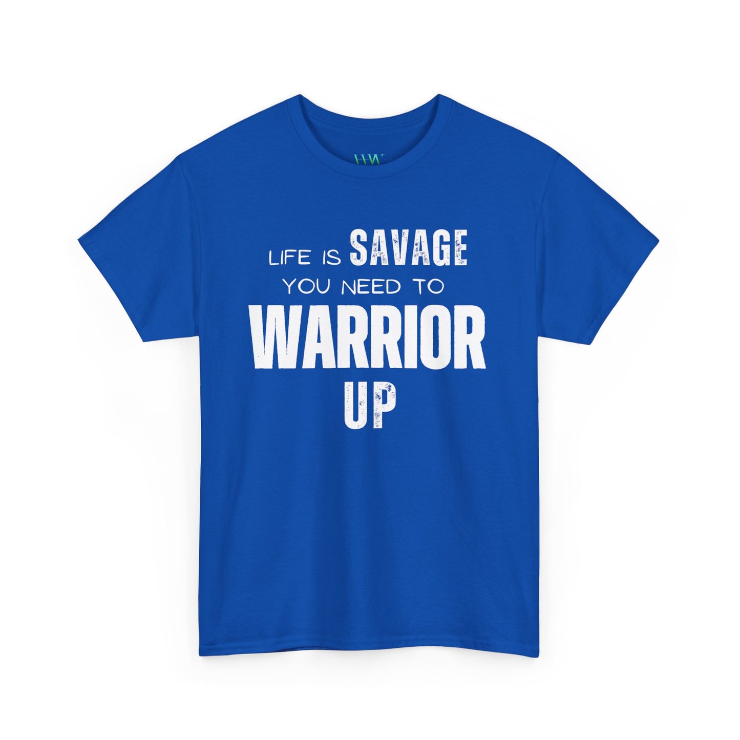 Savage Warrior Unisex Heavy Cotton Tee - Motivational Graphic Shirt