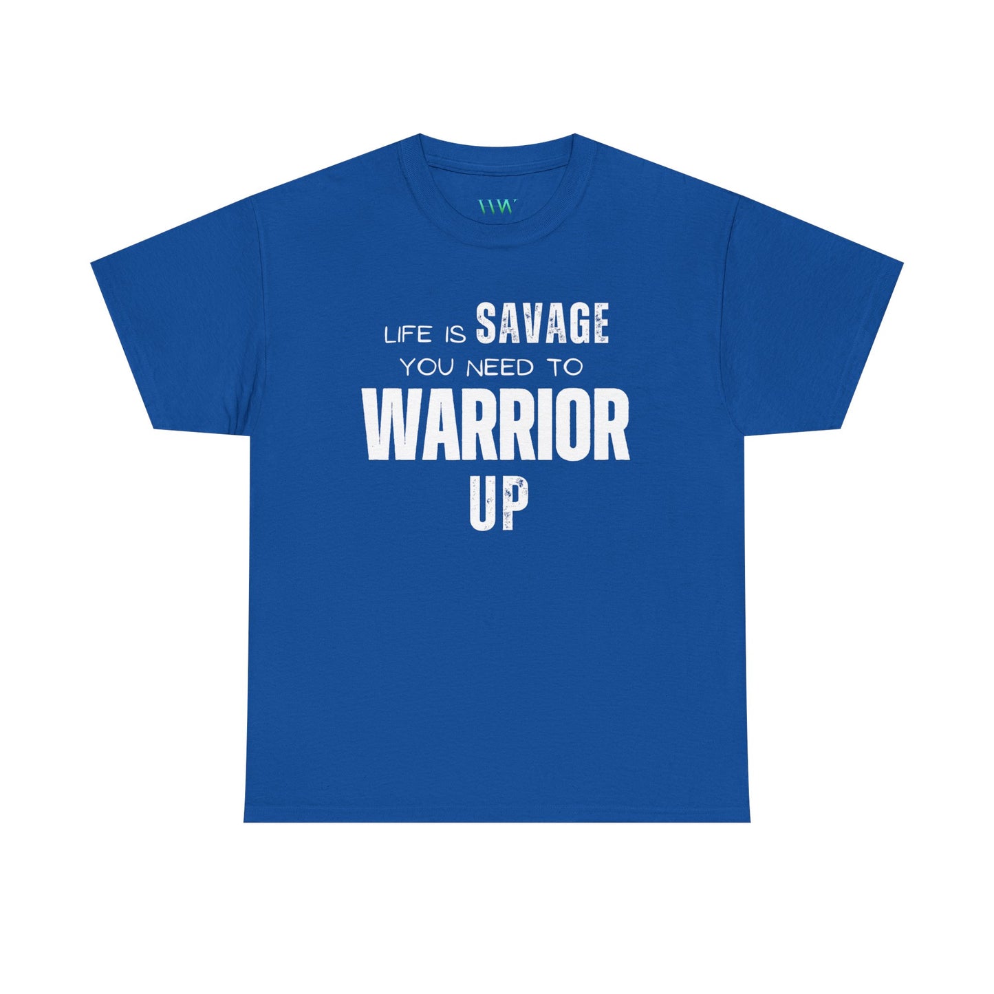 Savage Warrior Unisex Heavy Cotton Tee - Motivational Graphic Shirt