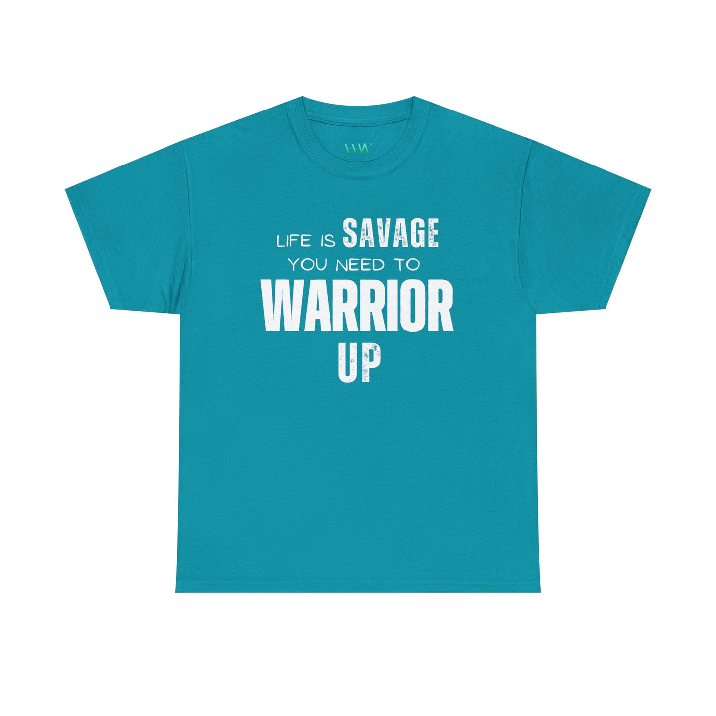 Savage Warrior Unisex Heavy Cotton Tee - Motivational Graphic Shirt